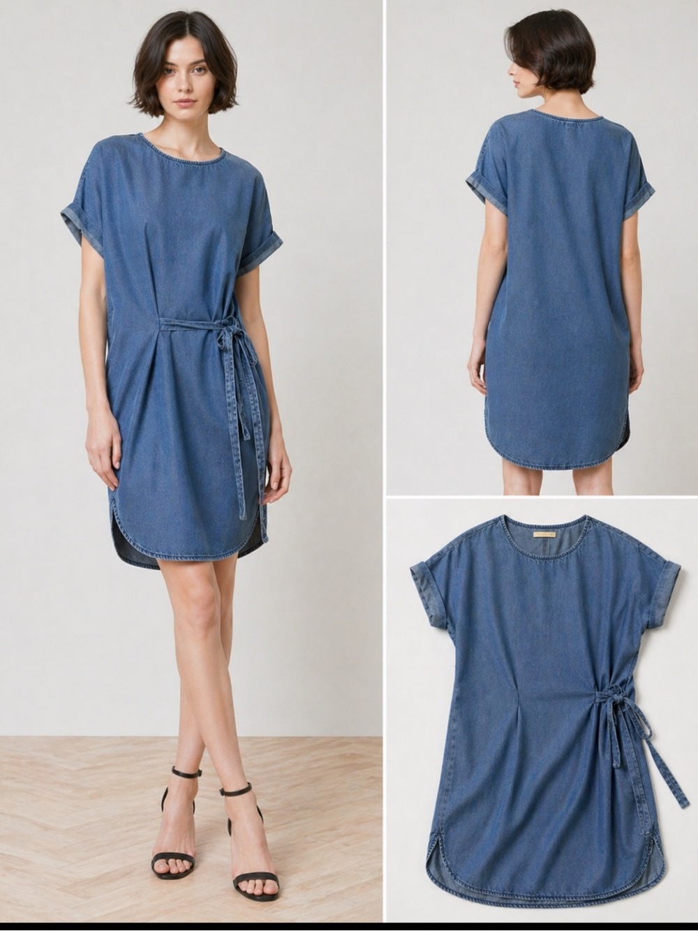 ALL SAINTS Denim Mini Dress